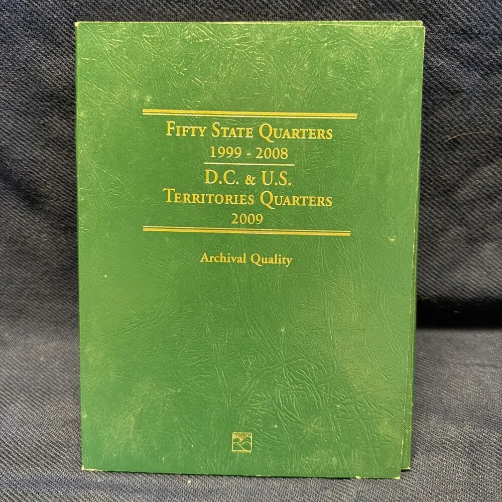 Coin Folder for 1999-2009 State & Territory Quarters LCF3T Album by Littleton